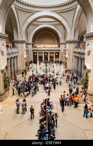 Grand Hall du Metropolitan Museum of Art, New York, USA Banque D'Images