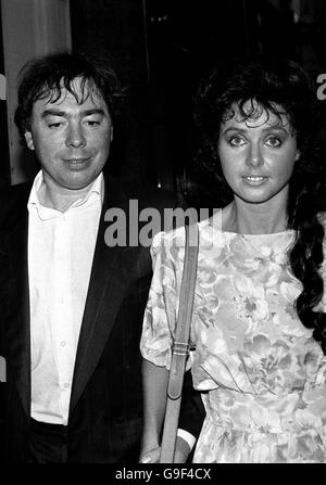 Andrew Llloyd Webber et son épouse actrice Sarah Brightman.Andrew Llloyd Webber et son épouse actrice Sarah Brightman. Banque D'Images