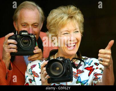 Neil et Christine Hamilton Festival Lancement du concours de photographie Banque D'Images