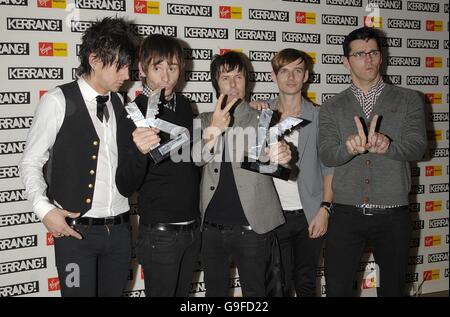 Kerrang Awards 2006 - la brasserie. Lostprophètes. Banque D'Images