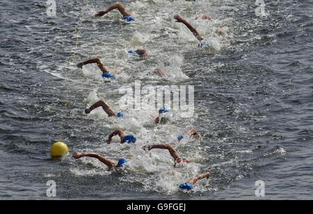 Athlétisme - La Michelob ULTRA Triathlon de Londres Banque D'Images