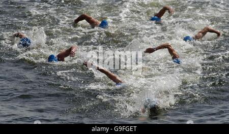 Athlétisme - La Michelob ULTRA Triathlon de Londres Banque D'Images