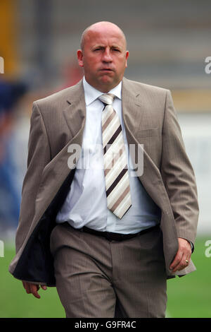 Football - Coca-Cola football League 2 - Chester City / Accrrington Stanley - Deva Stadium. John Coleman, gestionnaire d'Accrrington Stanley Banque D'Images