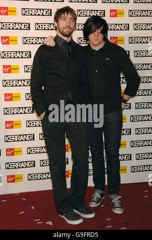 Kerrang Awards 2006 - la brasserie. Les funérailles d'UN ami arrivent sur le tapis rouge. Banque D'Images