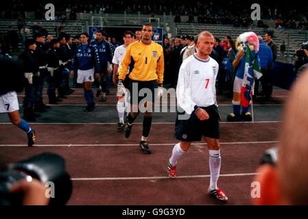 Football - Friendly - Italie v Angleterre Banque D'Images