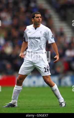 Football - FA Barclays Premiership - Bolton Wanderers / Tottenham Hotspur - Reebok Stadium.Tal Ben Haim, Bolton Wanderers Banque D'Images