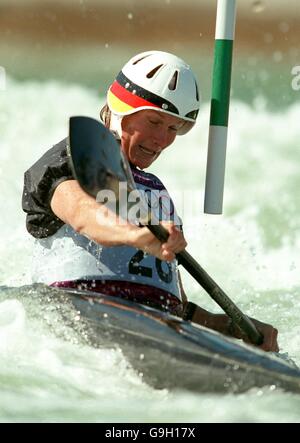 Canoë - Jeux Olympiques de 2000 à Sydney - Women's K1 Finale Slalom Banque D'Images