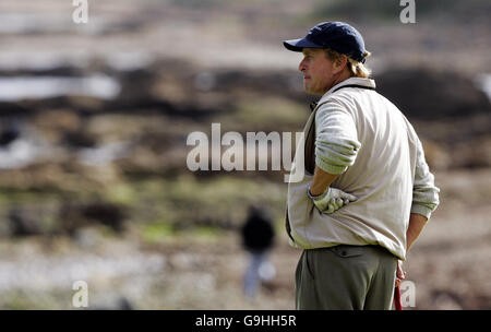Golf - Dunhill Links Championship - pratique de golf St Andrews, Fife. Banque D'Images