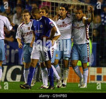 Football - Carling Cup - Troisième round - Leicester City v Aston Villa - Stade Walkers Banque D'Images