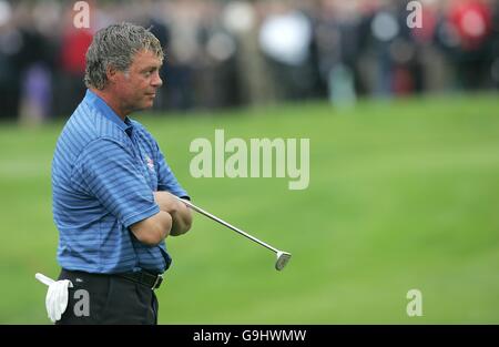 Golf - 36e Ryder Cup - deuxième jour - le K Club. Darren Clarke, équipe de la coupe Ryder Europe. Banque D'Images