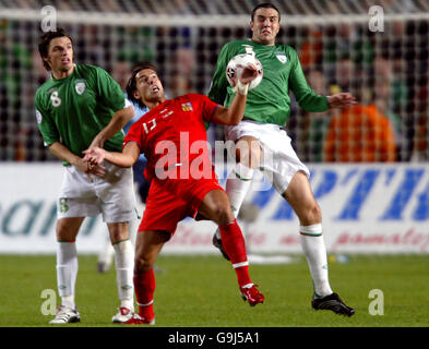 Soccer - Championnat d'Europe UEFA 2008 Qualifications - Groupe D - Irlande / République tchèque - Lansdowne Road Banque D'Images