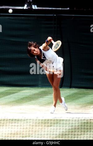 Ladies Singles Final, Wimbledon, Chris Evert v Martina Navratilova