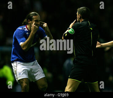 Soccer - CIS Cup - quart de finale - Rangers contre St Johnstone - Ibrox.Dado Prso des Rangers Banque D'Images