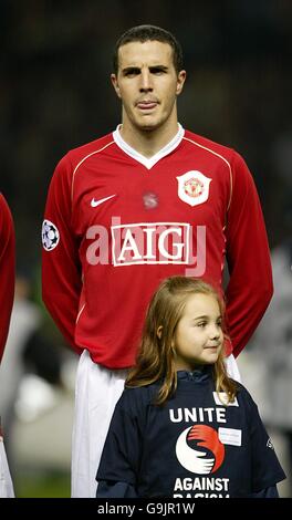 Football - UEFA Champions League - Groupe F - Manchester United / FC Copenhague - Old Trafford.John O'Shea, Manchester United Banque D'Images