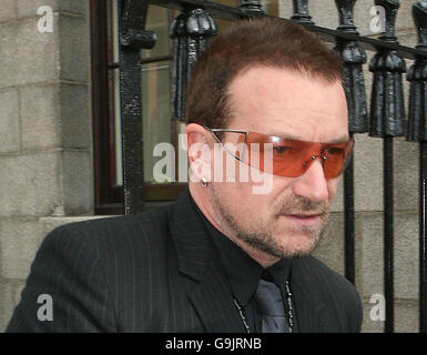 U2 en Haute Cour d'appel Stetson Banque D'Images