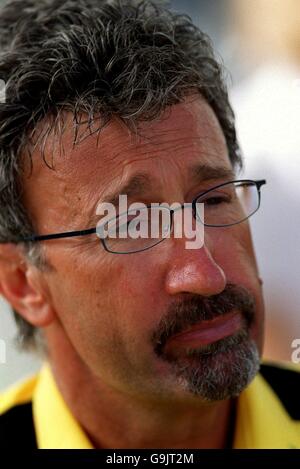 Course automobile Formula One - Grand Prix d'Australie - pratique. Eddie Jordan, patron de l'équipe Jordan Banque D'Images