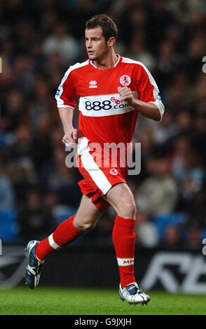 Football - Middlesbrough. Matthew Bates, Middlesbrough Banque D'Images