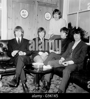 Les Rolling Stones.The Rolling Stones, Brian Jones, Charlies Watts, Mick Jagger, Keith Richards,Et Bill Wyman. Banque D'Images