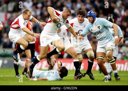 Rugby Union - International - Angleterre v Argentine - Twickenham Banque D'Images