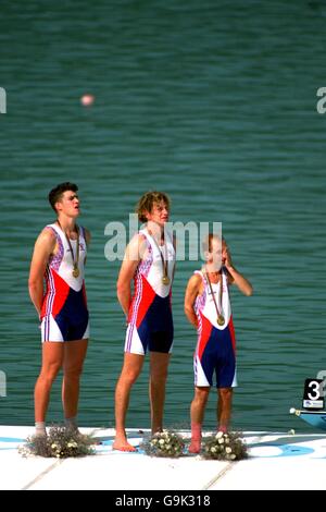 L'AVIRON AUX JEUX OLYMPIQUES DE BARCELONE Banque D'Images