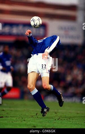 Soccer - FA Carling Premiership - Ipswich Town / Bradford City. Hermann Hreidarsson, ville d'Ipswich Banque D'Images