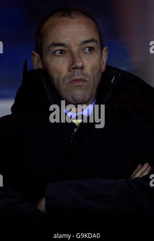 Soccer - CIS Cup - quart de finale - Rangers contre St Johnstone - Ibrox.Paul le Guen, directeur des Glasgow Rangers Banque D'Images