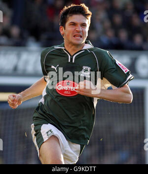 Soccer - Coca-Cola Championship - Southend United v Plymouth Argyle - Roots Hall Banque D'Images