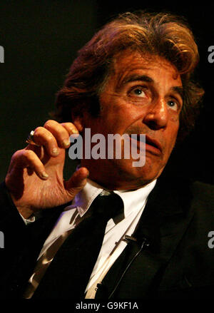 Al Pacino s'adresse à des universitaires du Trinity College de Dublin ce soir. Banque D'Images