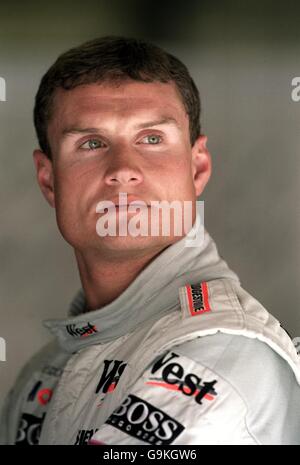 Course automobile Formula One - Grand Prix d'Autriche - qualification. David Coulthard Banque D'Images