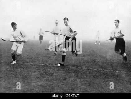 Hockey - Jeux Olympiques de Londres 1908 - Premier tour - Grande-Bretagne (Angleterre) / France - Ville Blanche Banque D'Images