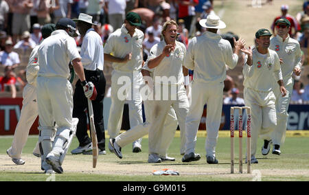 Cricket - Cendres - Deuxième tour 3-mobile Test - Day 5 - v Angleterre - Adelaide Oval Banque D'Images