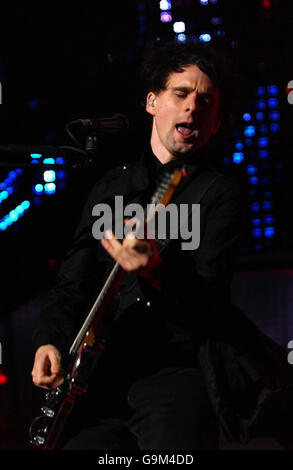 Muse en concert - Londres.Muse en concert au Wembley Arena, dans le nord de Londres. Banque D'Images