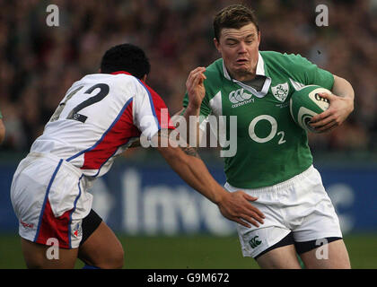 Rugby Union - International - Irlande v Pacific Island - Lansdowne Road Banque D'Images