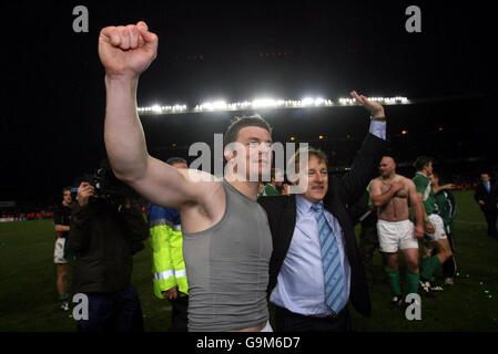 Rugby Union - International - Irlande v Pacific Island - Lansdowne Road Banque D'Images