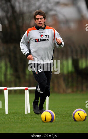 Football - Charlton Athletic Training - Sparrows Lane Banque D'Images