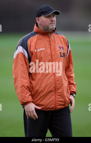 Soccer - Charlton Athletic Training - Sparrows Lane. Lee éperlan, Charlton Athletic Banque D'Images