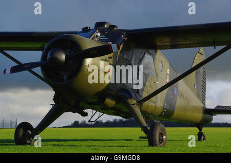 De Havilland Canada, Beaver, XP820, G-CICP, Army Air corps, Middle Wallop, Angleterre, Royaume-Uni. Banque D'Images