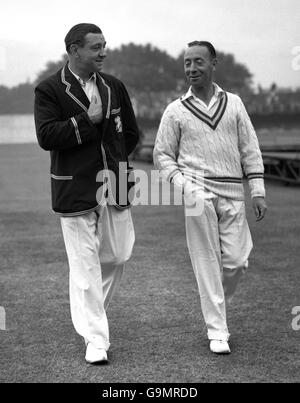 Cricket - troisième victoire Test - Angleterre v Australian Services - Premier Jour du Seigneur - 1945 - Banque D'Images