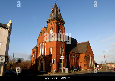 Église désectée à Cradley Heath dans les West Midlands. Banque D'Images