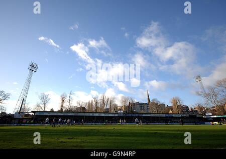 Football - Coca-Cola football League 2 - Shrewsbury v Hereford - gay Meadow. Gay Meadow, maison de Shrewsbury Town Banque D'Images