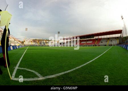 Vue générale du Stadio Renato Curi, domicile de Pérouse et lieu du match entre l'Italie et l'Afrique du Sud Banque D'Images