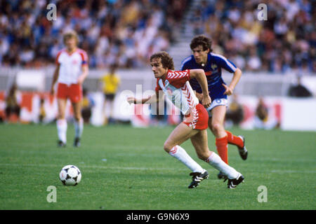 Championnats Européens de football - France 1984 - Groupe 1 - Danemark/France - Parc des Princes Banque D'Images