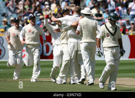 Cricket - Ashes Tour - Quatrième 3-mobile Test - Angleterre v Australie - Jour 2 - Melbourne Banque D'Images