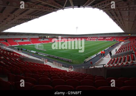 Football - FA Cup - Troisième round - Doncaster Rovers v Bolton Wanderers - Stade Keepmoat Banque D'Images