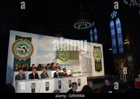 Soccer - PFA - Lancement du centenaire de l'Hôtel de ville de Manchester Banque D'Images