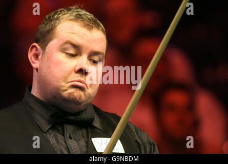 Snooker - SAGA Insurance Masters 2007 - Wembley Arena.Stephen Lee pendant les SAGA Insurance Masters 2007 à Wembley Arena, Londres. Banque D'Images