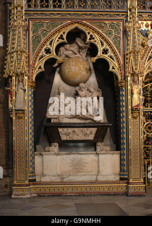 Sir Isaac Newton's Tomb Banque D'Images