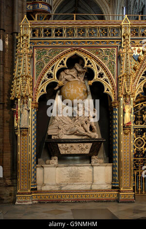 Sir Isaac Newton's Tomb Banque D'Images