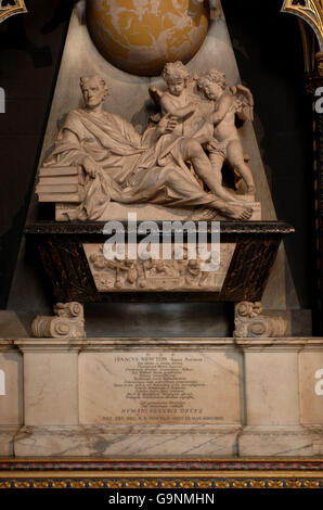 Sir Isaac Newton's Tomb Banque D'Images