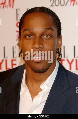 Lemar arrive pour les elle style Awards 2007, la 10e cérémonie annuelle du magazine, au Roundhouse, dans le nord de Londres. Banque D'Images